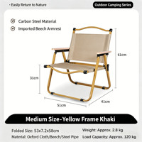 Chaise de camping pliante en aluminium, commande en gros, légère et portable, pour l'extérieur, directement de l'usine
