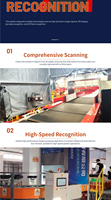 Scanner de colis automatisé six faces pour la logistique d'entrepôt et les centres de tri e-commerce