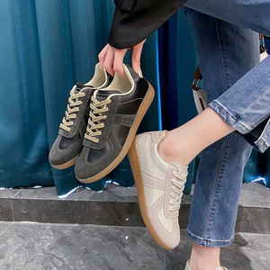 Sneakers Casual da Donna Bianche Stile Coreano Primavera Estate 2026 Traspiranti con Tomaia in PU Allacciatura Tinta Unita per Corsa Internet - Product Image 2