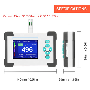 Detector <span class=keywords><strong>profesional</strong></span> <span class=keywords><strong>de</strong></span> CO2, Monitor <span class=keywords><strong>de</strong></span> dióxido <span class=keywords><strong>de</strong></span> carbono, <span class=keywords><strong>medidor</strong></span> <span class=keywords><strong>de</strong></span> temperatura y <span class=keywords><strong>humedad</strong></span> con USB, analizador <span class=keywords><strong>de</strong></span> Gas y Detector <span class=keywords><strong>de</strong></span> calidad del aire - Product Image 5