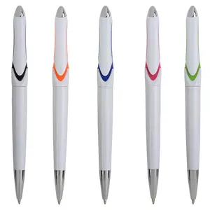 Bolígrafo blanco 17804, merchandising personalizado - Product Image 1