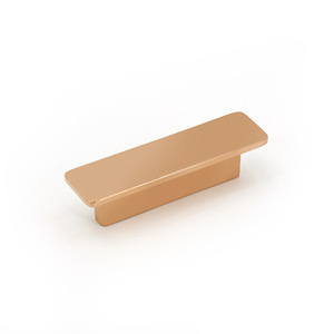 Poignées d'armoire en acier inoxydable, design rectangulaire minimaliste, processus de poinçonnage et de découpe au laser, pliage ASL041 - Product Image 3