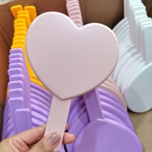 Heart Pink Makeup <b>Mirror</b> Cosmetic Handheld <b>Mirrors</b> Wholesale Bulk Handheld Heart <b>Mirrors</b> Makeup Tools - Product Image 2