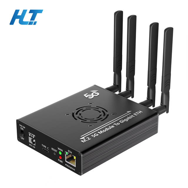 NGFF (M.2) Type C POE Adapter Dual SIM Slots RJ45 Ports Realtek RTL8125BG Controller Supports 4G/5G Modules Auxiliary Power