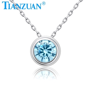 12 pendentifs en <span class=keywords><strong>pierre</strong></span> <span class=keywords><strong>de</strong></span> naissance forme ronde <span class=keywords><strong>couleur</strong></span> fantaisie CZ 12 <span class=keywords><strong>mois</strong></span> mode bijoux pendentif collier pour cadeau - Product Image 1