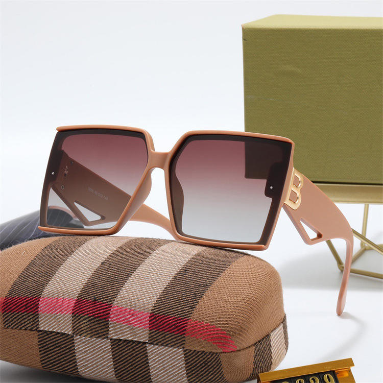 2023 Designer Sunglasses with White Red Champagne Frames Comfortable and Famous Brands Wholesale Sun Glasses