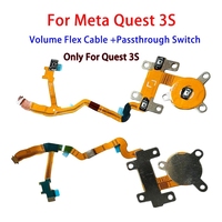 Kabel Fleksibel Pengatur Volume Konsol VR Quest 3S, Pengganti Kabel Saklar Passthrough Quest 3S