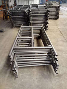 Andamios Metal Ladder h Frame Scaffolding Ladder Frame Scaffold <b>Lader</b> Type Frame Scaffolding - Product Image 1