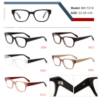 Monture en acétate unisexe, style rétro vintage, large gamme de couleurs, choix de verres, monture de lunettes, verres solaires, vente en gros, OEM