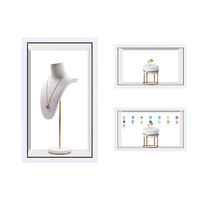 86 pouces taille humaine écran LCD transparent vitrine écran tactile Totem 3d Hologramme Cabinet pour salons d'exposition AR Salons