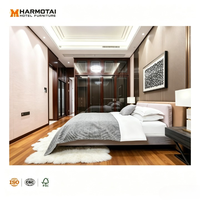 Panneau mural en bois de luxe moderne pour chambre d'hôtel, appartement, villa |   Cloison de séparation personnalisée, écologique, durable, pour usage commercial