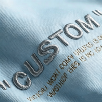 Fabricante de Camisetas con Bordado 3D, Camisetas de Algodón Bordadas con Tela de Punto, con Logotipo y Letras Personalizadas