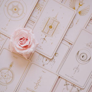 Cartas con Guía, Venta al por Mayor, con Buena Calidad y los Diseños Más Bonitos, Mazos <span class=keywords><strong>de</strong></span> Tarot con Estampado en Lámina Dorada - Product Image 3
