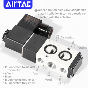 AIRTAC 4M110-06/210-08/310-10 elettrovalvola elettronica valvola aria controllo elettrovalvola - Product Image 3
