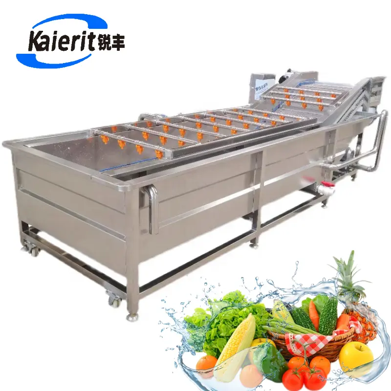 Industrial Grande esterilização vegetal e frutas Seafood lavar máquina