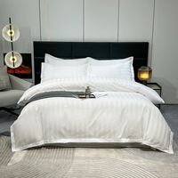 Parures de lit en polyester quatre pièces personnalisées en usine - Série hôtelière, couette pour la maison, l'hôtel, les mariages, style européen et américain