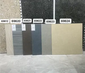 Fujian Factory Antique Gray Floor Tile 600*600m Matte Luster Cloth For Bedroom Living Room Modern Design Apartment Interior Use