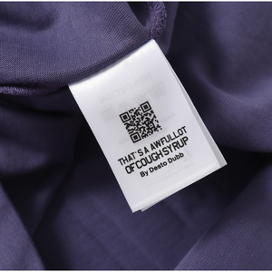 T-shirt imprimé à manches courtes pour homme « That's A Awful Lot Of Cough Syrup », coupe oversize à épaules tombantes, 100 % coton, qualité supérieure - Product Image 4