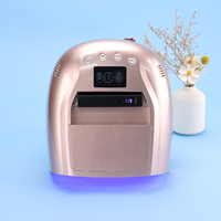 Lampe à ongles sans fil Misbeauty Rose Gold 128W, lampe hybride professionnelle pour le séchage du gel 2 en 1, mini lampe pour les pointes, utilisation en salon, professionnelle