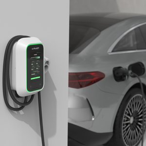 สถานีชาร์จรถยนต์ไฟฟ้า UNI PLUS J1772 ระดับ 2 กำลังไฟ 7kW 11kW แบบติดผนัง แรงดันไฟฟ้า 200-240V สายเคเบิลยาว 5 เมตร - Product Image 4