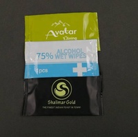 Lingettes humides personnalisables en usine, 1 pièce, 75 % d'alcool, taux de stérilisation de 99,9 %, matériau non tissé, emballage personnalisé, usage quotidien