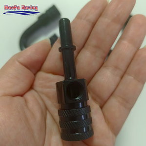 Tuyau d'huile à pression en aluminium Extrémité de tuyau et raccord Adaptateur à pression pour éthanol 5/16 ou 7.89mm à 3/8 360 Raccord pour conduite de carburant - Product Image 4