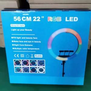 22 pulgadas transmisión en vivo RGB anillo <span class=keywords><strong>de</strong></span> luz fotografía Video <span class=keywords><strong>estudio</strong></span> película Smartphone bonita foto Selfie LED anillo círculo lámpara - Product Image 6