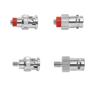 Suministro de fábrica BNC macho/hembra a 10-32 M5 Microdot adaptadores BNC enchufe/conector a 10/32 enchufe M UNF adaptador Rf conectores coaxiales