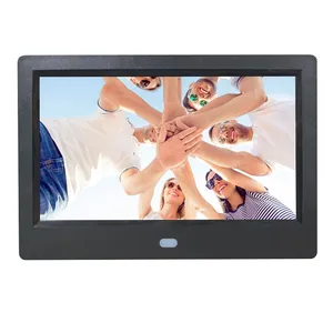 7 inch digital photo frame loop video with glass panel