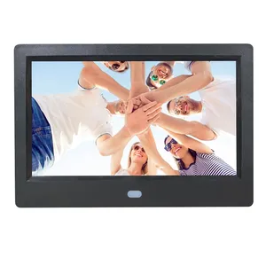 7 Inch Khung Ảnh Kỹ Thuật Số Vòng Lặp Video Với Glass Bảng Điều Chỉnh