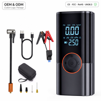 Jump Starter Mobil Portabel 2-in-1 dan Pompa Ban 1000A, Booster Baterai Darurat 150PSI dengan Layar Digital 14.8V