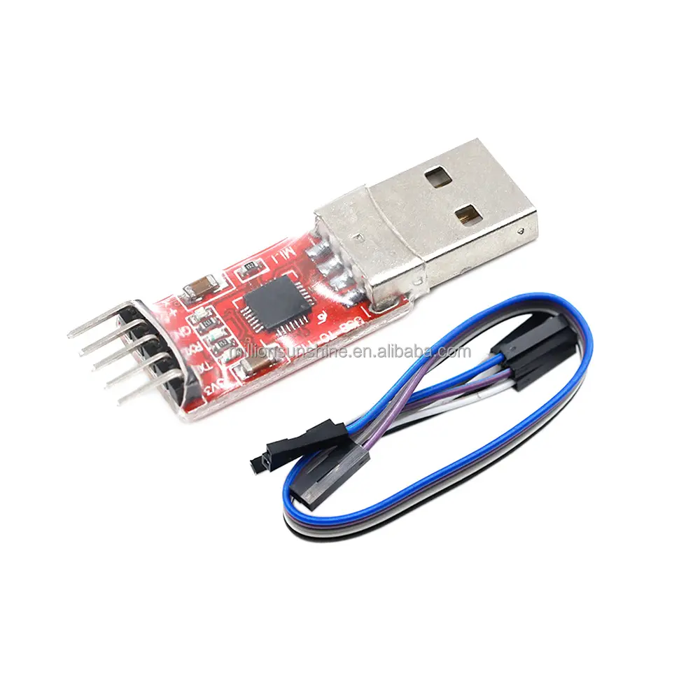 CP2102 USB 2,0 в TTL модуль последовательный преобразователь адаптер модуль USB в TTL загрузчик с перемычкой провода