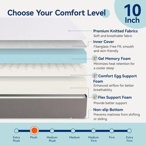 Modern Design Hybrid <b>Mattress</b> for Bedroom Home Furniture Individually Wrapped Coil Pocket Spring With Foam <b>Foldable</b> Hotels Mattr - Product Image 2