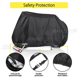 Housse de protection pour vélo 201D, imperméable, protection contre la neige, la pluie, le soleil, les UV, anti-poussière, pour un ou deux vélos - Product Image 2