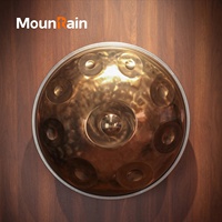 Mountain Rain Manufacturer's 22 Inch Handmade Drum Minor 9 Notes Musical Bag-Handpan by Top Crafts Producer