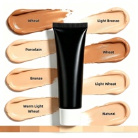 Fond de Teint Liquide Personnalisé Couvrance Totale Matifiante Longue Tenue Contrôle Sébum Imperméable Multi-Couleurs OEM ODM Maquillage