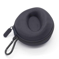 Étui de rangement portable rond en EVA avec fermeture éclair, personnalisable avec logo, pour montres, protection et transport