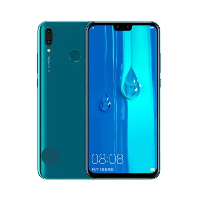 Original Y9 2019 android dual sim card mobile phone 6+64GB 128GB 6.5inch unlock cell phones smartphones For HuaWei Y9 2019