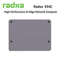 Carte de développement informatique Radxa E54c Ai Edge Network Computer, Rockchip RK3582 Dual A76 et Quad A55, NPU 5 TOPS, 4x GBE, NVMe