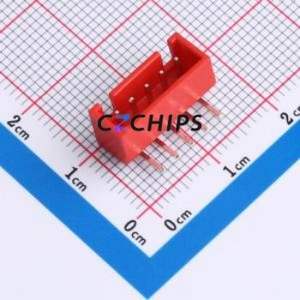 WAFER-HA2.54-5PWZ-R62 Wire-to-<b>Board</b> <b>Pin</b> Header Bent Lead Through Hole,P=2.54mm Connector 1x5P 2.5mm Right Angle Insert XHB - Product Image 1