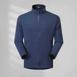 <b>Men's</b> Stand-Up Collar Windproof <b>Jacket</b> Thin Single Layer High Elastic Autumn Winter Workwear Custom Corporate Uniform - Product Image 2