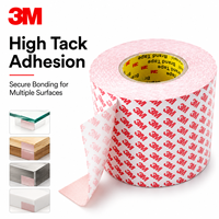 3M 55236 Jumbo-Rolle Doppelseitiges Gewebeband 1200mm x 50m für Maßgeschnittene Pads
