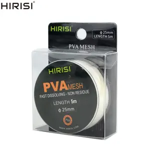 Carpfishing pva mesh 5m refill per esche da pesca e esche amo di tre dimensioni