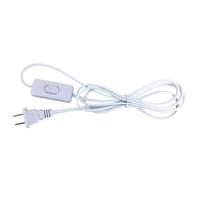 2*0,75 m National Standard Flach kabel 303 Schalter 1,8 m Netz stecker kabel für Schreibtisch leuchte 250V 16A Kupfer 1,8 m Kabel Zwei flache Stecker