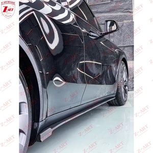 Z-ART kbr ชุดบอดี้คาร์บอนไฟเบอร์สำหรับเทสลาโมเดล <span class=keywords><strong>Y</strong></span> คาร์บอนไฟเบอร์ aerokit คาร์บอนไฟเบอร์ขอบหน้า + กระโปรงข้าง + <span class=keywords><strong>ตัว</strong></span>กระจายด้านหลัง + สปอยเลอร์ - Product Image 6