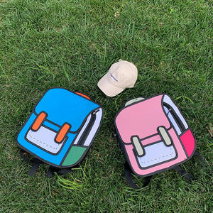 2023时尚创意幼儿园书包<span class=keywords><strong>2D</strong></span>绘图背包3D跳跃风格卡通儿童书包女生男生 - Product Image 4