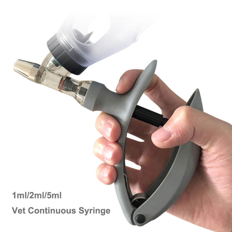 1ml, 2ml, 5ml I Type Automatic Injectio Continuous Syringe Veterinary Syringe