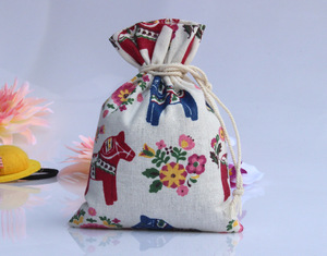 Wholesale Cotton Linen <b>Drawstring</b> Pouch Sachet Convenient Jewelry Wedding Party Bead Container Ribbon Rope Handle Shopping <b>Bags</b> - Product Image 1