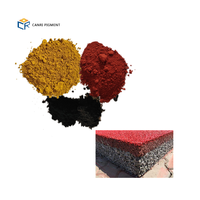 Carreaux de ciment d'asphalte poudre d'oxyde rouge oxyde de fer