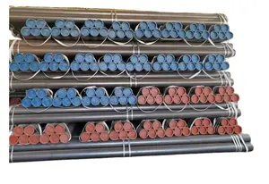 Tubería de acero al carbono sin costura estándar API, tubería de acero de andamio, tubería de gas y petróleo, tubería de acero para invernadero en China